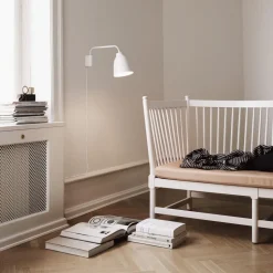 FRITZ HANSEN Caravaggio væglampe, hvid