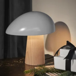 FRITZ HANSEN Night Owl bordlampe, røghvid/ask