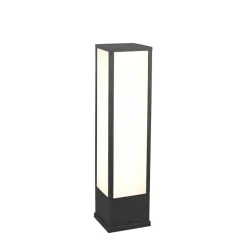 Fuerte LED-sokkellampe, antracit, aluminium, IP54