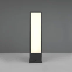 Fuerte LED-sokkellampe, antracit, aluminium, IP54