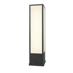 Fuerte LED-sokkellampe, antracit, aluminium, IP54