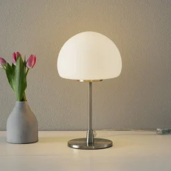 Gaia Big bordlampe med touchfunktion, hvid