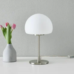 Gaia Big bordlampe med touchfunktion, hvid