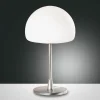 Gaia LED-bordlampe med touchdæmper, krom