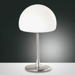 Gaia LED-bordlampe med touchdæmper, krom