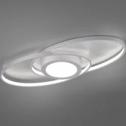 Galaxy LED-loftlampe, kan dæmpes, titaniumfarvet