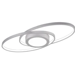 Galaxy LED-loftlampe, kan dæmpes, titaniumfarvet