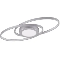 Galaxy LED-loftlampe, kan dæmpes, titaniumfarvet