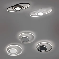 Galaxy LED-loftslampe, dæmpbar, antracit