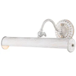 Gallerilampe Renoir i hvid, 2 x E14 25 W