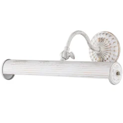 Gallerilampe Renoir i hvid, 2 x E14 25 W