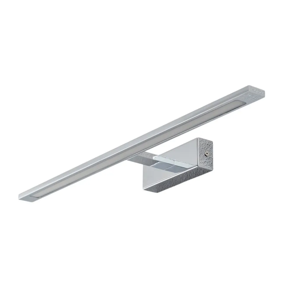 Gallery LED-væglampe, kromfarvet, metalbredde 62 cm IP44