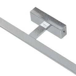 Gallery LED-væglampe, kromfarvet, metalbredde 62 cm IP44