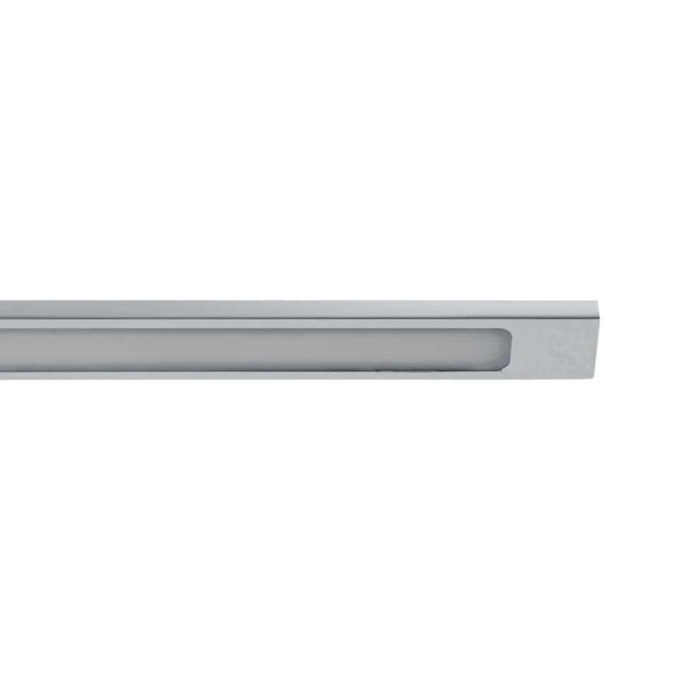 Gallery LED-væglampe, kromfarvet, metalbredde 62 cm IP44