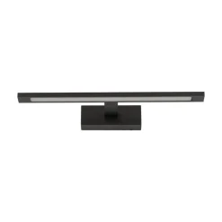 Gallery LED-væglampe, sort, metalbredde 41,5 cm IP44