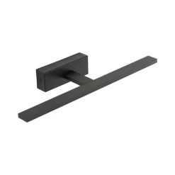 Gallery LED-væglampe, sort, metalbredde 41,5 cm IP44