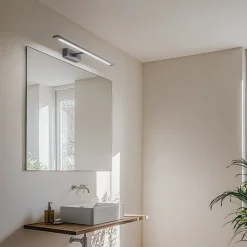Gallery LED-væglampe, sort, metal, bredde 62 cm, IP44
