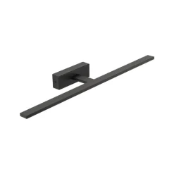 Gallery LED-væglampe, sort, metal, bredde 62 cm, IP44