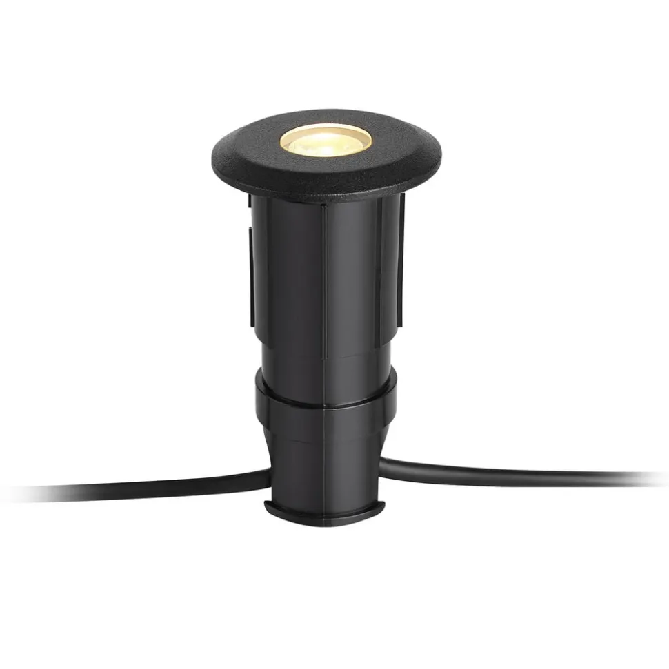 Garden 24 Decklight, sort, toplys, 0,8W