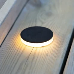 Garden 24 Decklight sort 3W sideværts Ø6cm