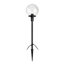 Garden 24 LED-gadelampe Sphere med kugleformet skærm