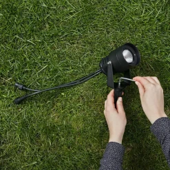 Garden 24 LED-spot, sort, 3 watt