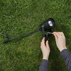 Garden 24 LED-spot, sort, 9 watt