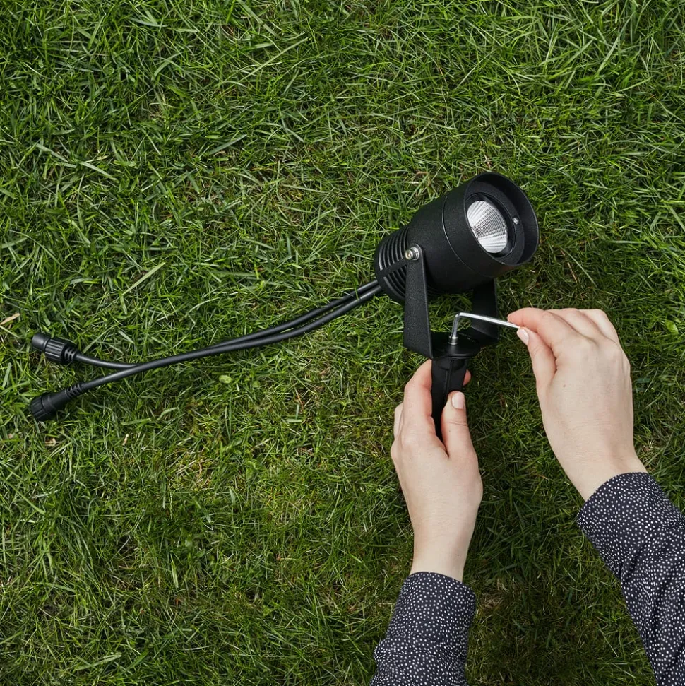 Garden 24 LED-spot, sort, 9 watt