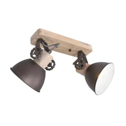Gearwood loftspot, 2 lyskilder, antracit
