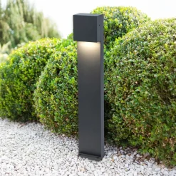 Gemini FX LED-gadelampe, IP54, antracit