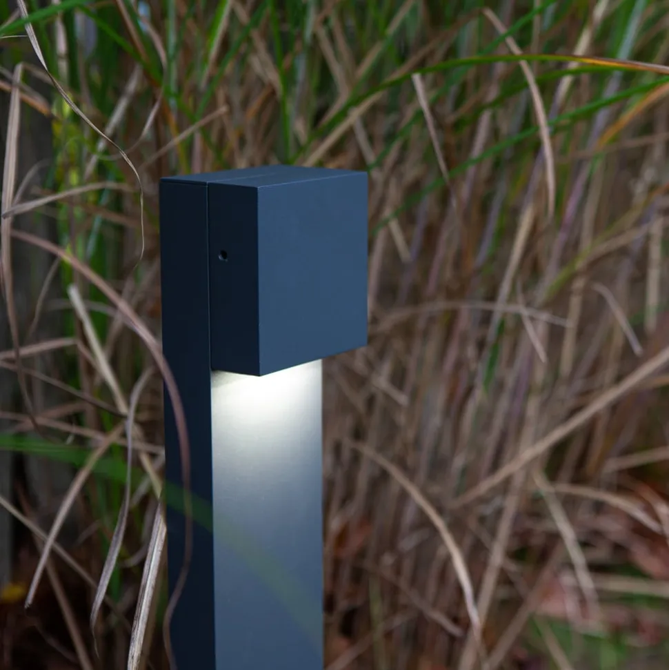 Gemini FX LED-gadelampe, IP54, antracit