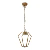 Gemstone 3452 udendørs LED-hængelampe messing/opal