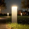 Genopladelig LED-solcellelampe Nusolar antracit, højde 50 cm