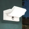 Ginger udendørs LED-væglampe med sensor hvid, IP54