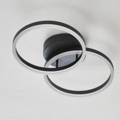 Giotto LED-loftlampe, 2 lyskilder, sort