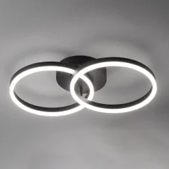 Giotto LED-loftlampe, 2 lyskilder, sort
