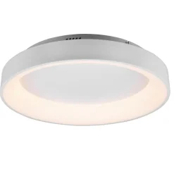 Girona LED-loftlampe med fjernbetjening, hvid