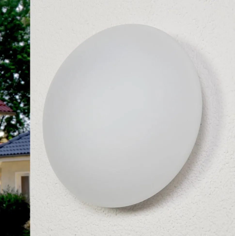 Glas-udendørs væglampe Tokyo 28 cm IP44