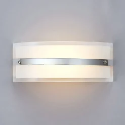Glas-væglampe Zinka med LED, 25 cm