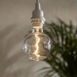 G95 LED-globe E27 1 W 2.200 K med filament-look