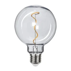 G95 LED-globe E27 1 W 2.200 K med filament-look