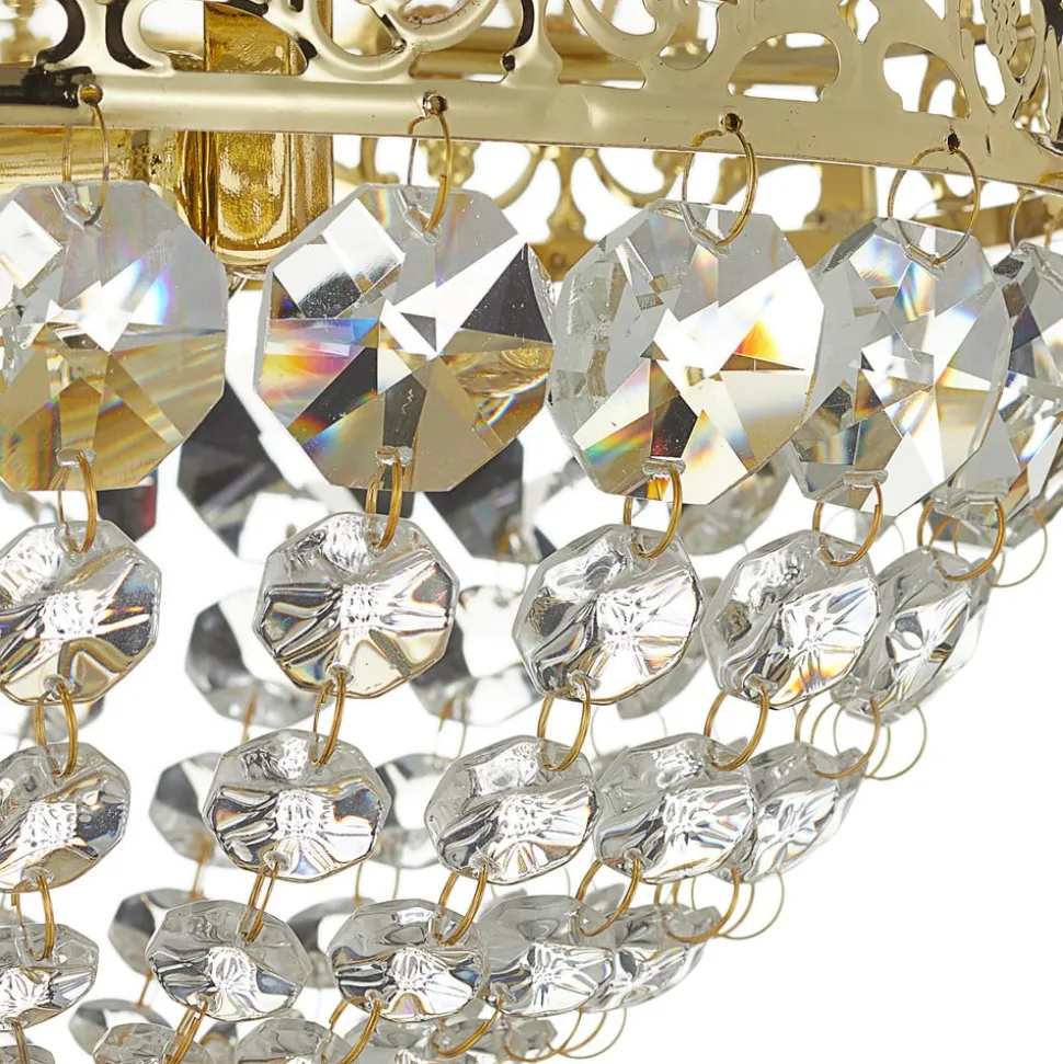 Glitrende loftlampe Saxholm
