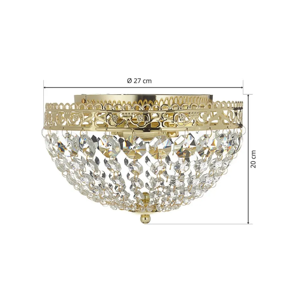 Glitrende loftlampe Saxholm