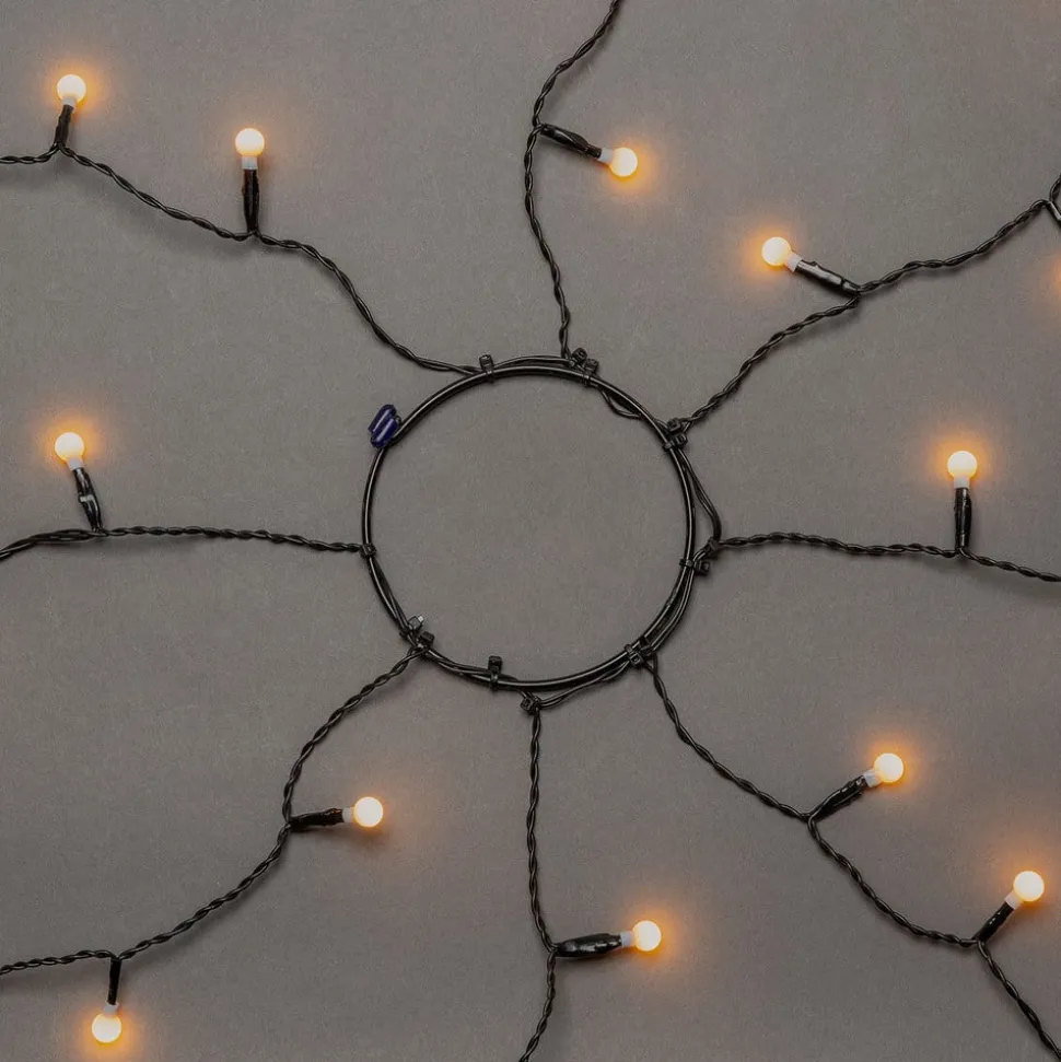Globe LED-trækappe, formonteret, 240 fl