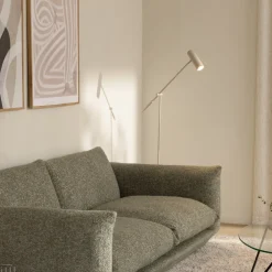 Globen Lighting Gulvlampe Hubble READ, beige, metal