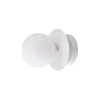 Globen Lighting væglampe ART DECO, hvid/hvid, Ø 16 cm, IP44