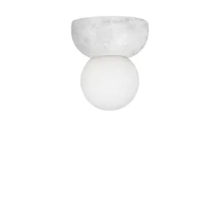 Globen Lighting væglampe Torrano, hvid Ø 13 cm IP44