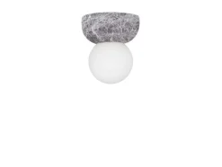 Globen Lighting væglampe Torrano, grå Ø 13 cm IP44