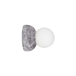 Globen Lighting væglampe Torrano, grå Ø 13 cm IP44