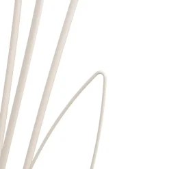 Gloriosa gulvlampe, creme, glas, 9 lyskilder